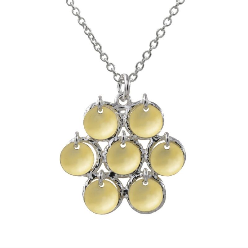 Halsband Risku Silver 7 Löv