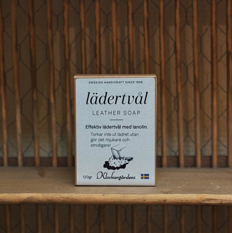 Lädertvål