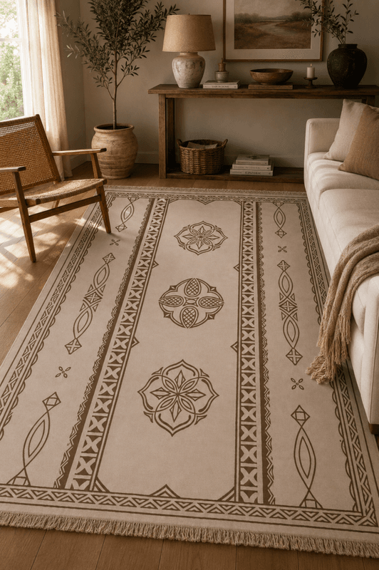 Aimi of Sapmi Golvmatta Hearva Beige/Ljusbeige 3x2m