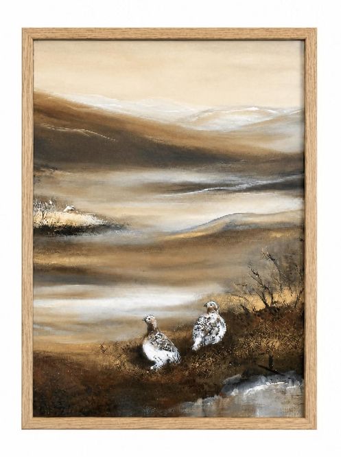 Huvudbild Poster Ripor på fjäll 30x40 cm