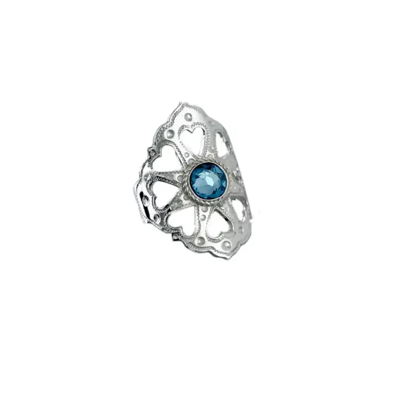 Ring Vaibmu/Heart Justerbar