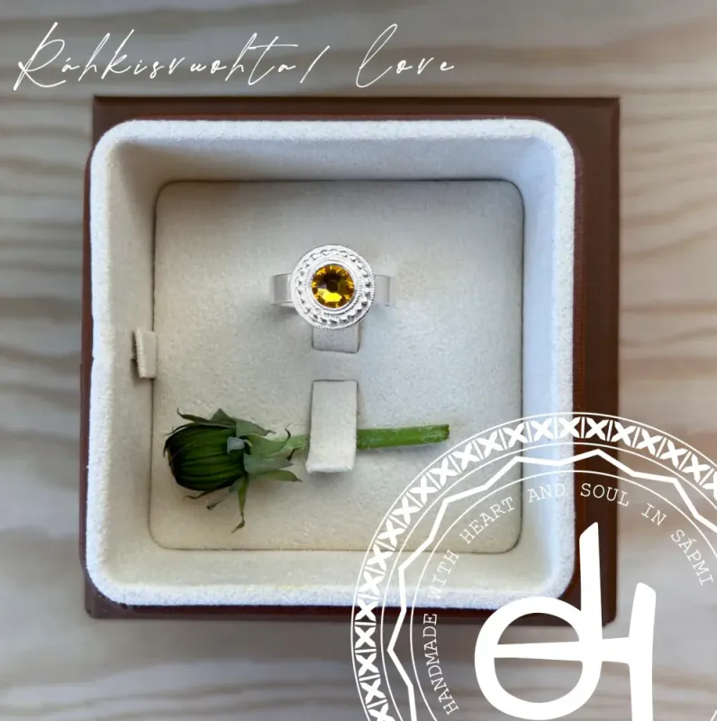 Ring  Ráhkisvuohta/Love Justerbar